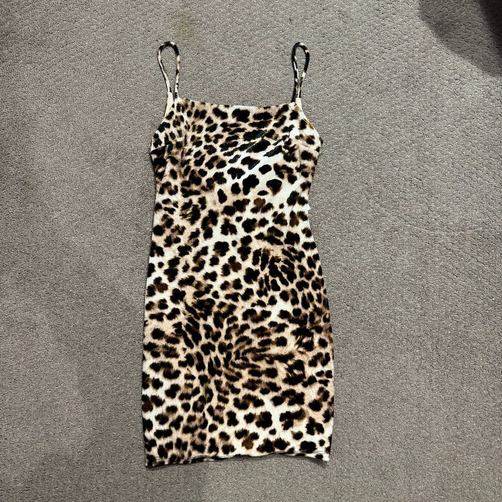 NWT Urban Renewal Cheetah/Leopard Print Velvet Dress